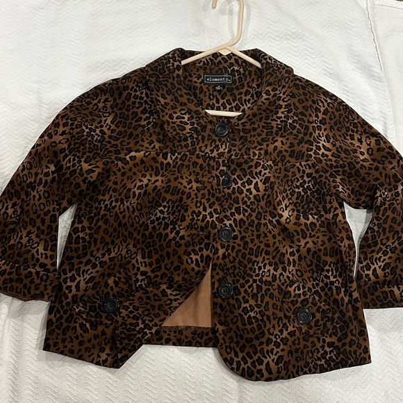 Elementz Animal Print Jacket - Picture 1 of 4